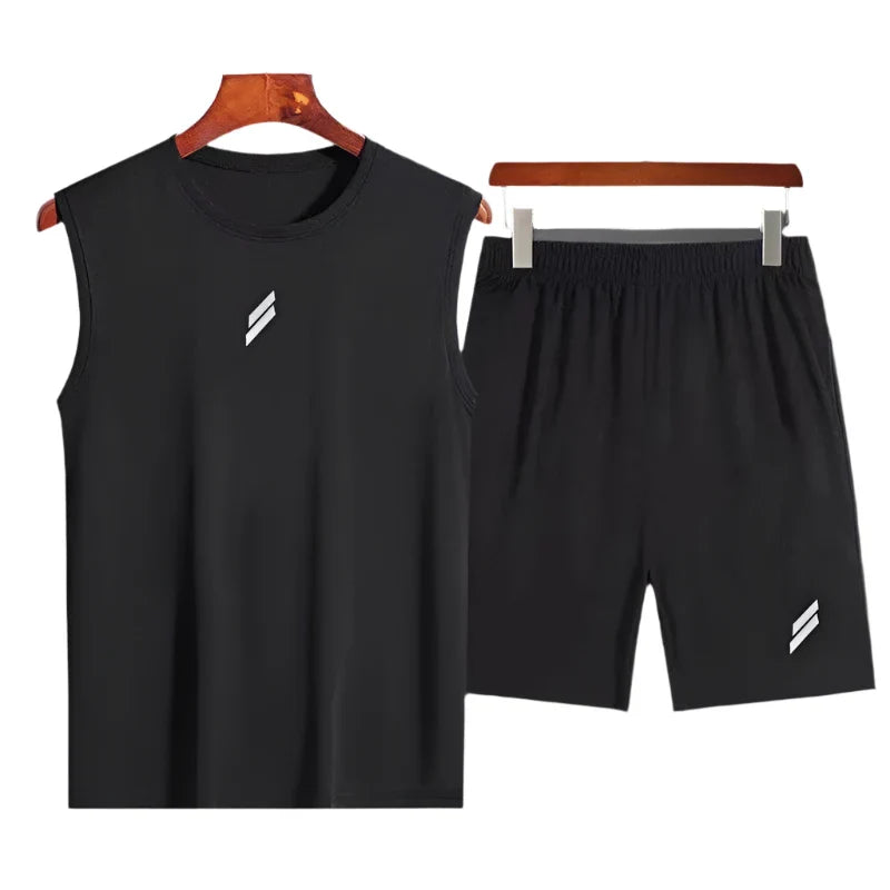 Breathable Mesh Workout Set for Men