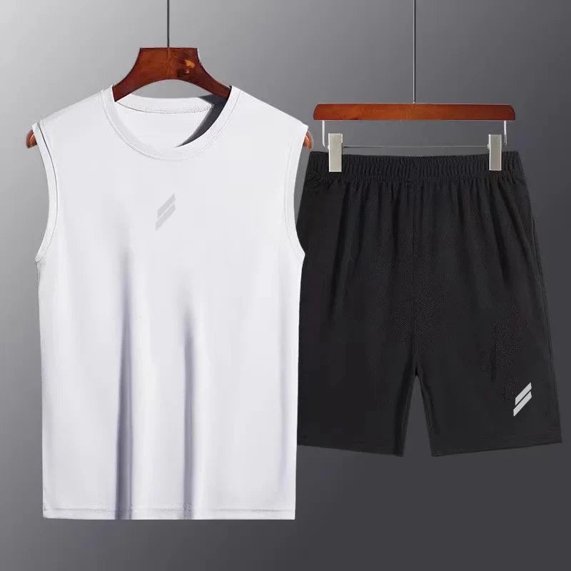 Breathable Mesh Workout Set for Men