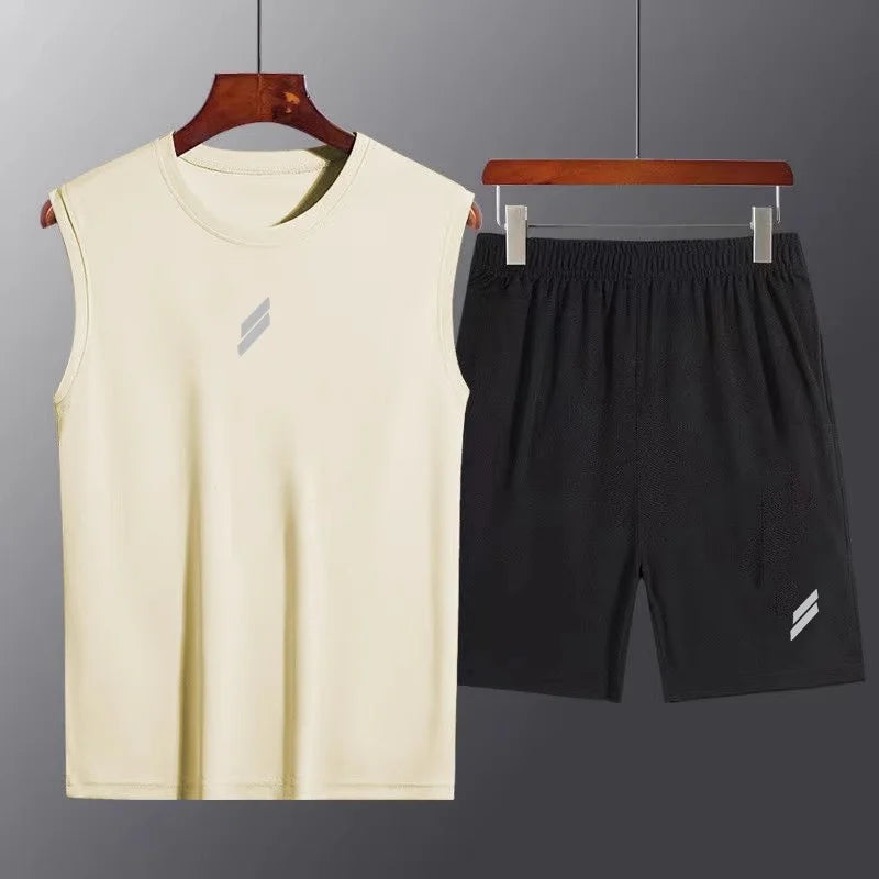 Breathable Mesh Workout Set for Men