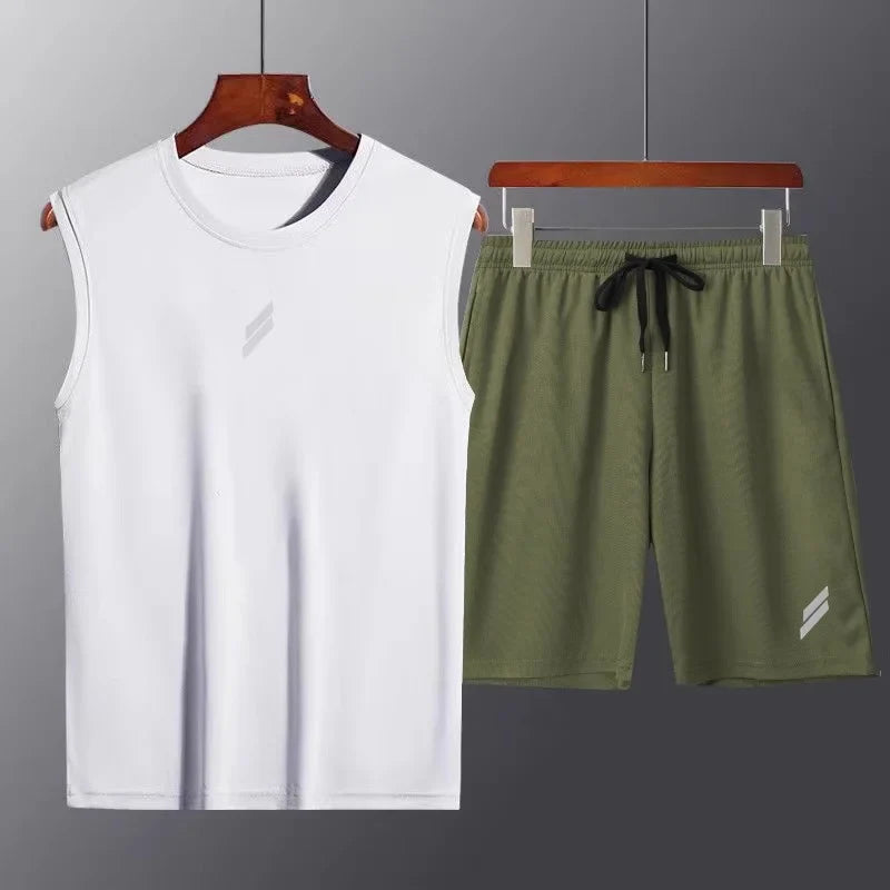 Breathable Mesh Workout Set for Men