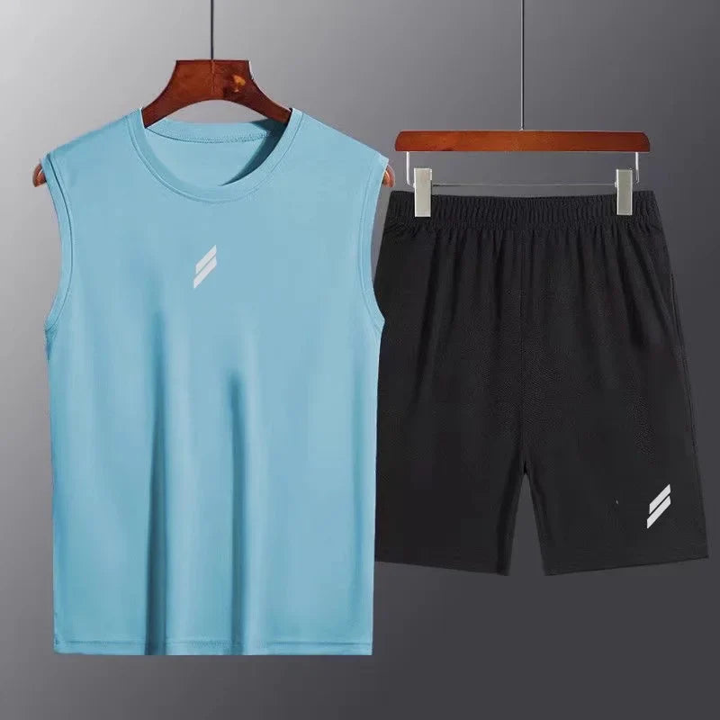 Breathable Mesh Workout Set for Men
